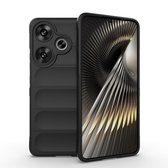 Magic Shield TPU + Flannel Phone Case, For Xiaomi Redmi Turbo 3 5G, For Xiaomi Redmi A3 4G Global