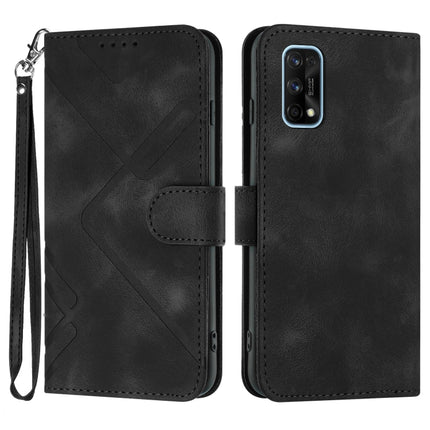 Line Pattern Skin Feel Leather Phone Case, For Realme GT 5G / GT Neo, For Realme C15/C12/Narzo 20/7i Global, For Realme 7 / Narzo 20 Pro, For Realme 7 Pro