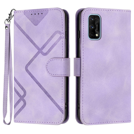 Line Pattern Skin Feel Leather Phone Case, For Realme GT 5G / GT Neo, For Realme C15/C12/Narzo 20/7i Global, For Realme 7 / Narzo 20 Pro, For Realme 7 Pro