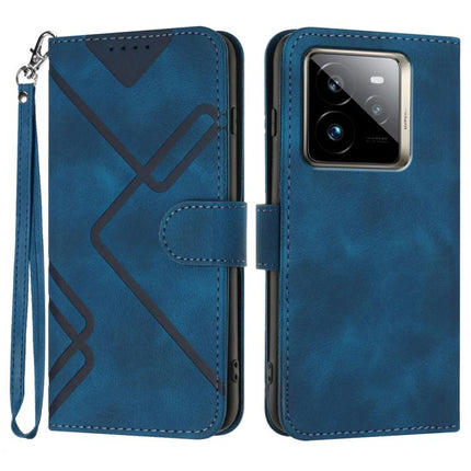 Line Pattern Skin Feel Leather Phone Case, For Realme GT7 Pro, For Realme 13 Pro / 13 Pro+ Global, For Realme GT 6 / GT 6T, For Realme C63 / C61 Global