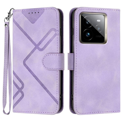 Line Pattern Skin Feel Leather Phone Case, For Realme GT7 Pro, For Realme 13 Pro / 13 Pro+ Global, For Realme GT 6 / GT 6T, For Realme C63 / C61 Global