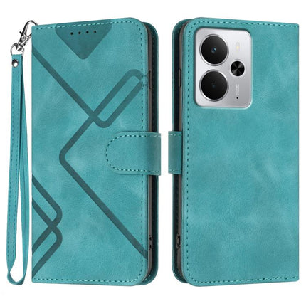 Line Pattern Skin Feel Leather Phone Case, For Realme C71 India, For Realme 15 5G / Realme 15 Pro 5G, For Realme GT 7 India, For Realme 14 / P3 5G Global