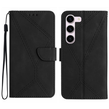 Stitching Embossed Leather Phone Case, For Samsung Galaxy S23 5G, For Samsung Galaxy S23 Ultra 5G, For Samsung Galaxy S22 5G, For Samsung Galaxy S22+ 5G