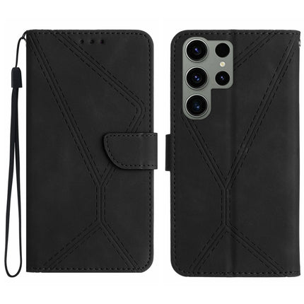 Stitching Embossed Leather Phone Case, For Samsung Galaxy S23 5G, For Samsung Galaxy S23 Ultra 5G, For Samsung Galaxy S22 5G, For Samsung Galaxy S22+ 5G
