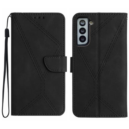 Stitching Embossed Leather Phone Case, For Samsung Galaxy S23 5G, For Samsung Galaxy S23 Ultra 5G, For Samsung Galaxy S22 5G, For Samsung Galaxy S22+ 5G