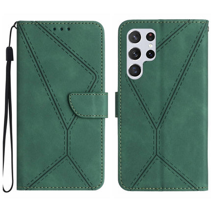 Stitching Embossed Leather Phone Case, For Samsung Galaxy S22 Ultra 5G, For Samsung Galaxy S21 5G, For Samsung Galaxy S21 FE 5G, For Samsung Galaxy S21+ 5G