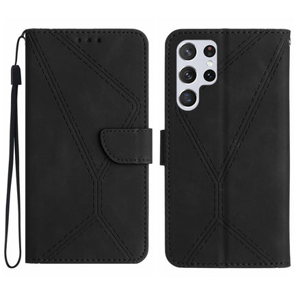 Stitching Embossed Leather Phone Case, For Samsung Galaxy S22 Ultra 5G, For Samsung Galaxy S21 5G, For Samsung Galaxy S21 FE 5G, For Samsung Galaxy S21+ 5G