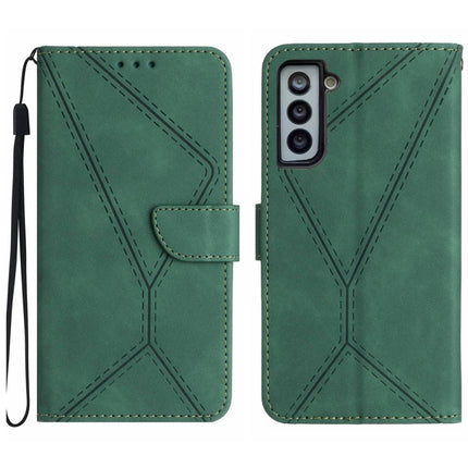 Stitching Embossed Leather Phone Case, For Samsung Galaxy S22 Ultra 5G, For Samsung Galaxy S21 5G, For Samsung Galaxy S21 FE 5G, For Samsung Galaxy S21+ 5G