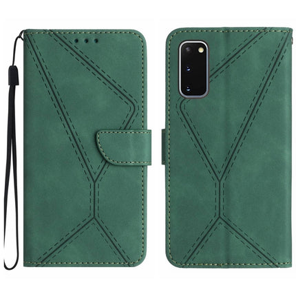 Stitching Embossed Leather Phone Case, For Samsung Galaxy S21 Ultra 5G, For Samsung Galaxy S20, For Samsung Galaxy S20+, For Samsung Galaxy S20 Ultra
