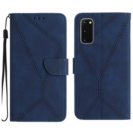 Stitching Embossed Leather Phone Case, For Samsung Galaxy S21 Ultra 5G, For Samsung Galaxy S20, For Samsung Galaxy S20+, For Samsung Galaxy S20 Ultra