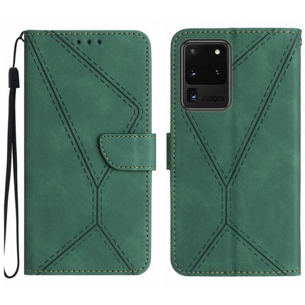 Stitching Embossed Leather Phone Case, For Samsung Galaxy S21 Ultra 5G, For Samsung Galaxy S20, For Samsung Galaxy S20+, For Samsung Galaxy S20 Ultra