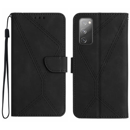 Stitching Embossed Leather Phone Case, For Samsung Galaxy S20 FE, For Samsung Galaxy S10, For Samsung Galaxy S10+, For Samsung Galaxy Note20