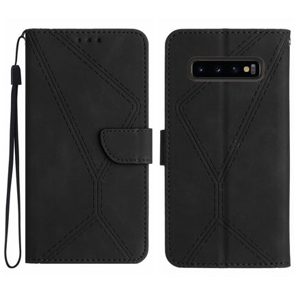 Stitching Embossed Leather Phone Case, For Samsung Galaxy S20 FE, For Samsung Galaxy S10, For Samsung Galaxy S10+, For Samsung Galaxy Note20