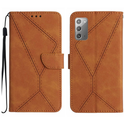 Stitching Embossed Leather Phone Case, For Samsung Galaxy S20 FE, For Samsung Galaxy S10, For Samsung Galaxy S10+, For Samsung Galaxy Note20