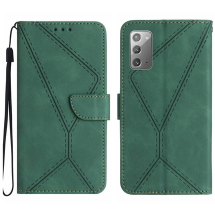 Stitching Embossed Leather Phone Case, For Samsung Galaxy S20 FE, For Samsung Galaxy S10, For Samsung Galaxy S10+, For Samsung Galaxy Note20