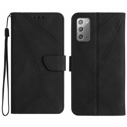 Stitching Embossed Leather Phone Case, For Samsung Galaxy S20 FE, For Samsung Galaxy S10, For Samsung Galaxy S10+, For Samsung Galaxy Note20