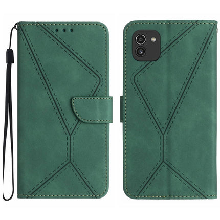 Stitching Embossed Leather Phone Case, For Samsung Galaxy Note20 Ultra, For Samsung Galaxy Note10+, For Samsung Galaxy A03 164mm, For Samsung Galaxy A03 166mm