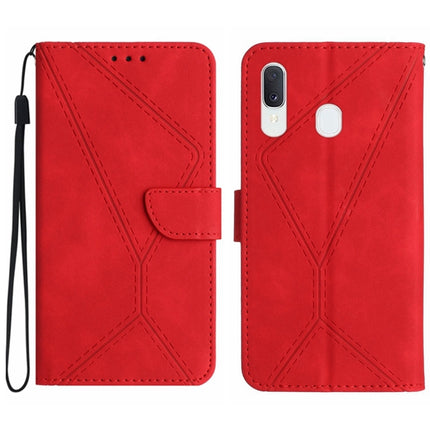 Stitching Embossed Leather Phone Case, For Samsung Galaxy A33 5G, For Samsung Galaxy A34 5G, For Samsung Galaxy A40, For Samsung Galaxy A50 / A50s