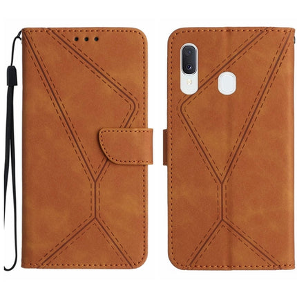Stitching Embossed Leather Phone Case, For Samsung Galaxy A33 5G, For Samsung Galaxy A34 5G, For Samsung Galaxy A40, For Samsung Galaxy A50 / A50s
