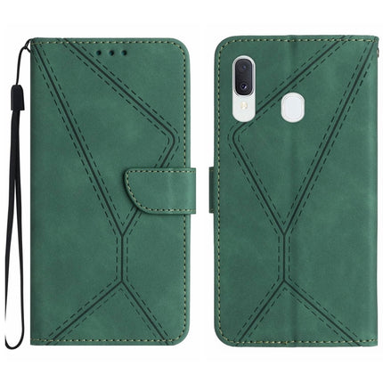 Stitching Embossed Leather Phone Case, For Samsung Galaxy A33 5G, For Samsung Galaxy A34 5G, For Samsung Galaxy A40, For Samsung Galaxy A50 / A50s