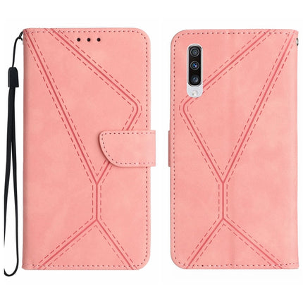 Stitching Embossed Leather Phone Case, For Samsung Galaxy A33 5G, For Samsung Galaxy A34 5G, For Samsung Galaxy A40, For Samsung Galaxy A50 / A50s