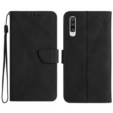 Stitching Embossed Leather Phone Case, For Samsung Galaxy A33 5G, For Samsung Galaxy A34 5G, For Samsung Galaxy A40, For Samsung Galaxy A50 / A50s