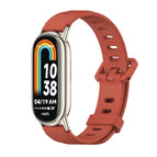 For Xiaomi Smart Band 10 / 9 / 8 / Orange+Light Gold