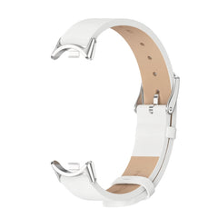 Mijobs Microfiber PU Leather Watch Band, For Xiaomi Mi Band 8 / 9 / 9 NFC