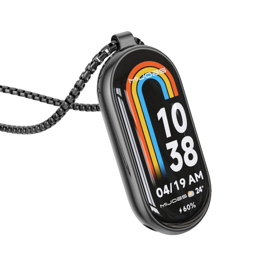 Mijobs Metal Pendant Stainless Steel Watch Necklace, For Xiaomi Mi Band 8 / 9 / 9 NFC