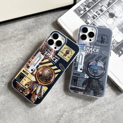 Dual-side IMD Astronaut Frosted Phone Case, For iPhone 14, For iPhone 14 Plus, For iPhone 14 Pro, For iPhone 14 Pro Max, For iPhone 13, For iPhone 13 Pro, For iPhone 13 Pro Max, For iPhone 12, For iPhone 12 Pro, For iPhone 12 Pro Max, For iPhone 11