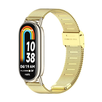 Mijobs Milan Buckle Metal Stainless Steel Watch Band, For Xiaomi Smart Band 10 / 9 / 8