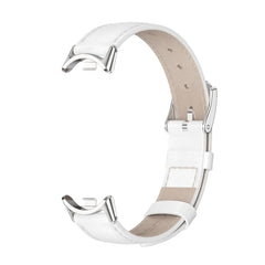 Mijobs Genuine Leather Watch Band, For Xiaomi Mi Band 8 / 9 / 9 NFC