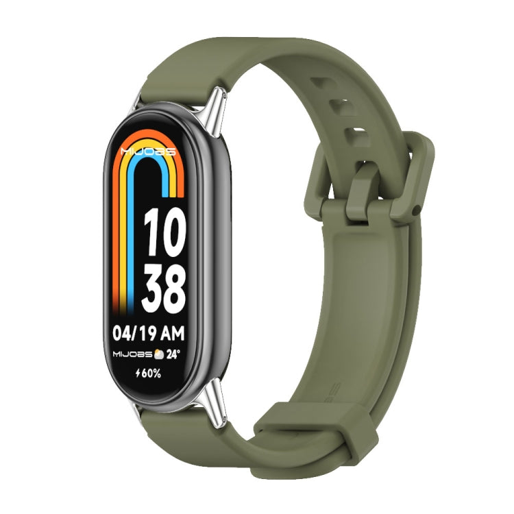 Mijobs Silicone Breathable Watch Band, For Xiaomi Smart Band 10 / 9 / 8
