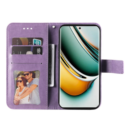 Seven-petal Flowers Embossing Leather Phone Case, For Realme 11 Pro / 11 Pro+, For Realme C65 4G, For Realme GT Neo 5 5G / GT3, For Realme C55