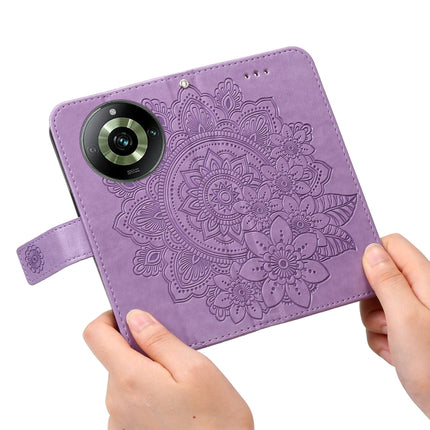 Seven-petal Flowers Embossing Leather Phone Case, For Realme 11 Pro / 11 Pro+, For Realme C65 4G, For Realme GT Neo 5 5G / GT3, For Realme C55