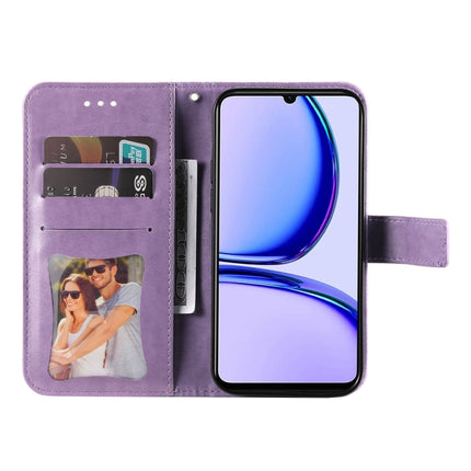 Seven-petal Flowers Embossing Leather Phone Case, For Realme 11 Pro / 11 Pro+, For Realme C65 4G, For Realme GT Neo 5 5G / GT3, For Realme C55
