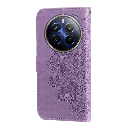 Seven-petal Flowers Embossing Leather Phone Case, For Realme 12 Pro+, For Realme C67 4G Global, For Realme C67 / 11 5G Taiwan Version, For Realme 11 4G Global