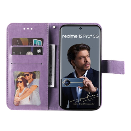 Seven-petal Flowers Embossing Leather Phone Case, For Realme 12 Pro+, For Realme C67 4G Global, For Realme C67 / 11 5G Taiwan Version, For Realme 11 4G Global