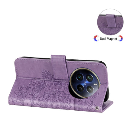 Seven-petal Flowers Embossing Leather Phone Case, For Realme 12 Pro+, For Realme C67 4G Global, For Realme C67 / 11 5G Taiwan Version, For Realme 11 4G Global