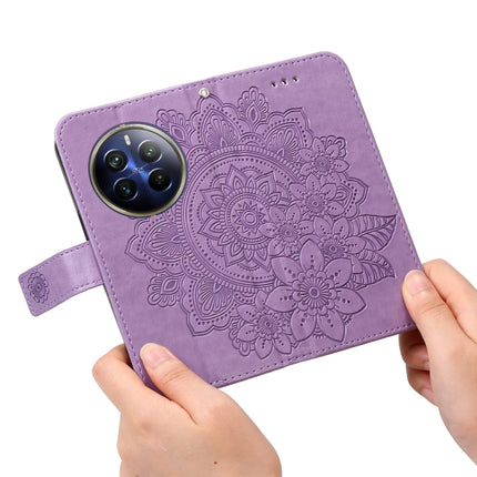 Seven-petal Flowers Embossing Leather Phone Case, For Realme 12 Pro+, For Realme C67 4G Global, For Realme C67 / 11 5G Taiwan Version, For Realme 11 4G Global