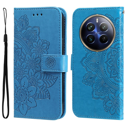 Seven-petal Flowers Embossing Leather Phone Case, For Realme 12 Pro+, For Realme C67 4G Global, For Realme C67 / 11 5G Taiwan Version, For Realme 11 4G Global