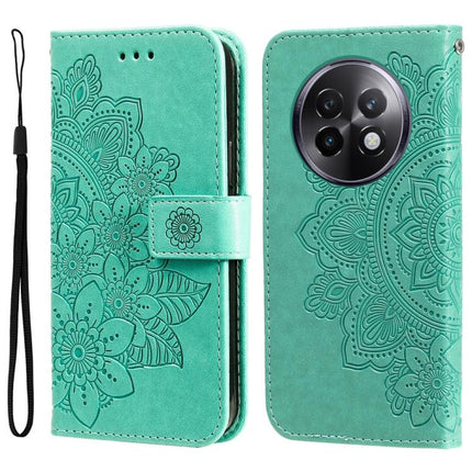 Seven-petal Flowers Embossing Leather Phone Case, For Realme 14 Pro Global, For Realme GT 7 Pro, For Realme 13+, For Realme 13 Pro / 13 Pro+ / P1 Pro Global