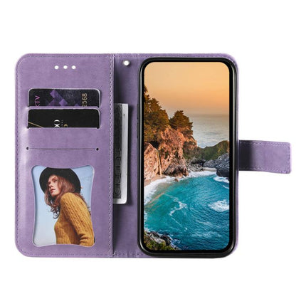 Seven-petal Flowers Embossing Leather Phone Case, For Realme 14 Pro Global, For Realme GT 7 Pro, For Realme 13+, For Realme 13 Pro / 13 Pro+ / P1 Pro Global