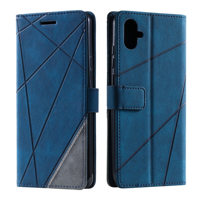 Skin Feel Splicing Leather Phone Case