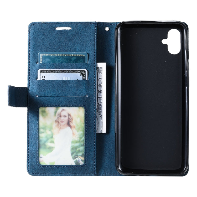 Skin Feel Splicing Leather Phone Case