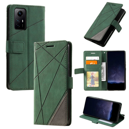 Skin Feel Splicing Leather Phone Case, For Redmi 12 4G, For Xiaomi POCO F5, For Redmi K60 / K60 Pro, For Redmi Note 12S 4G Global