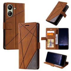 Skin Feel Splicing Leather Phone Case, For Xiaomi 14, For Xiaomi Redmi Note 13 5G, For Xiaomi Redmi 13C, For Xiaomi Redmi Note 13 Pro+, For Xiaomi Redmi Note 13 Pro 5G, For Xiaomi 13T / Redmi K60 Ultra