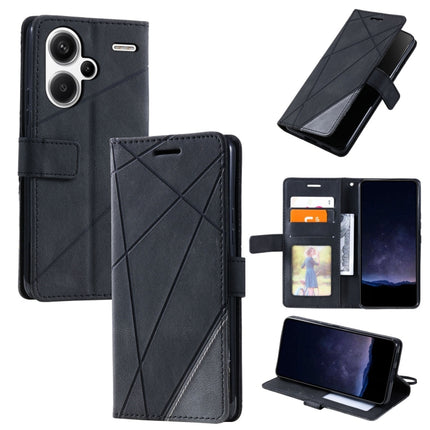 Skin Feel Splicing Leather Phone Case, For Xiaomi Redmi 13C, For Xiaomi Redmi Note 13 Pro+, For Xiaomi Redmi Note 13 Pro 5G, For Xiaomi 13T / Redmi K60 Ultra