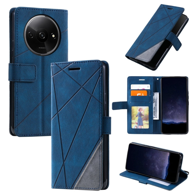Skin Feel Splicing Leather Phone Case