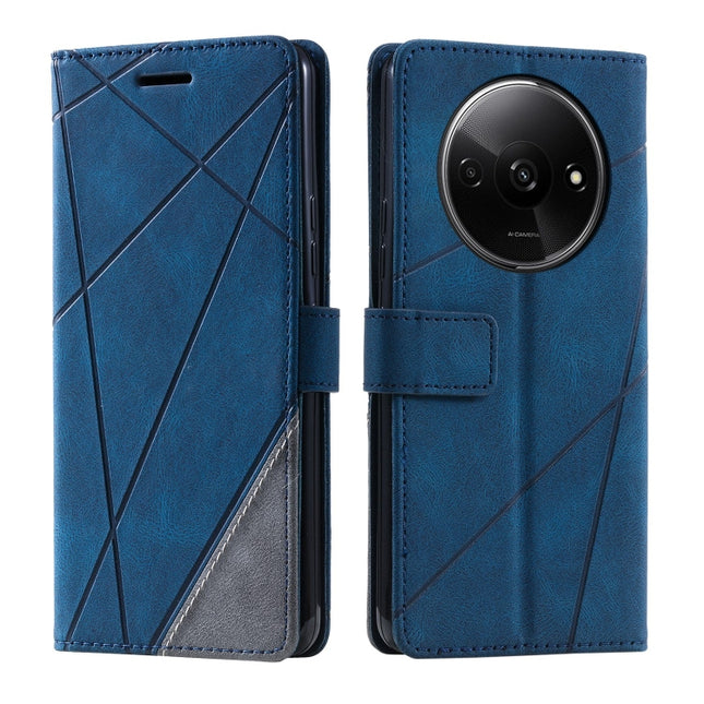 Skin Feel Splicing Leather Phone Case
